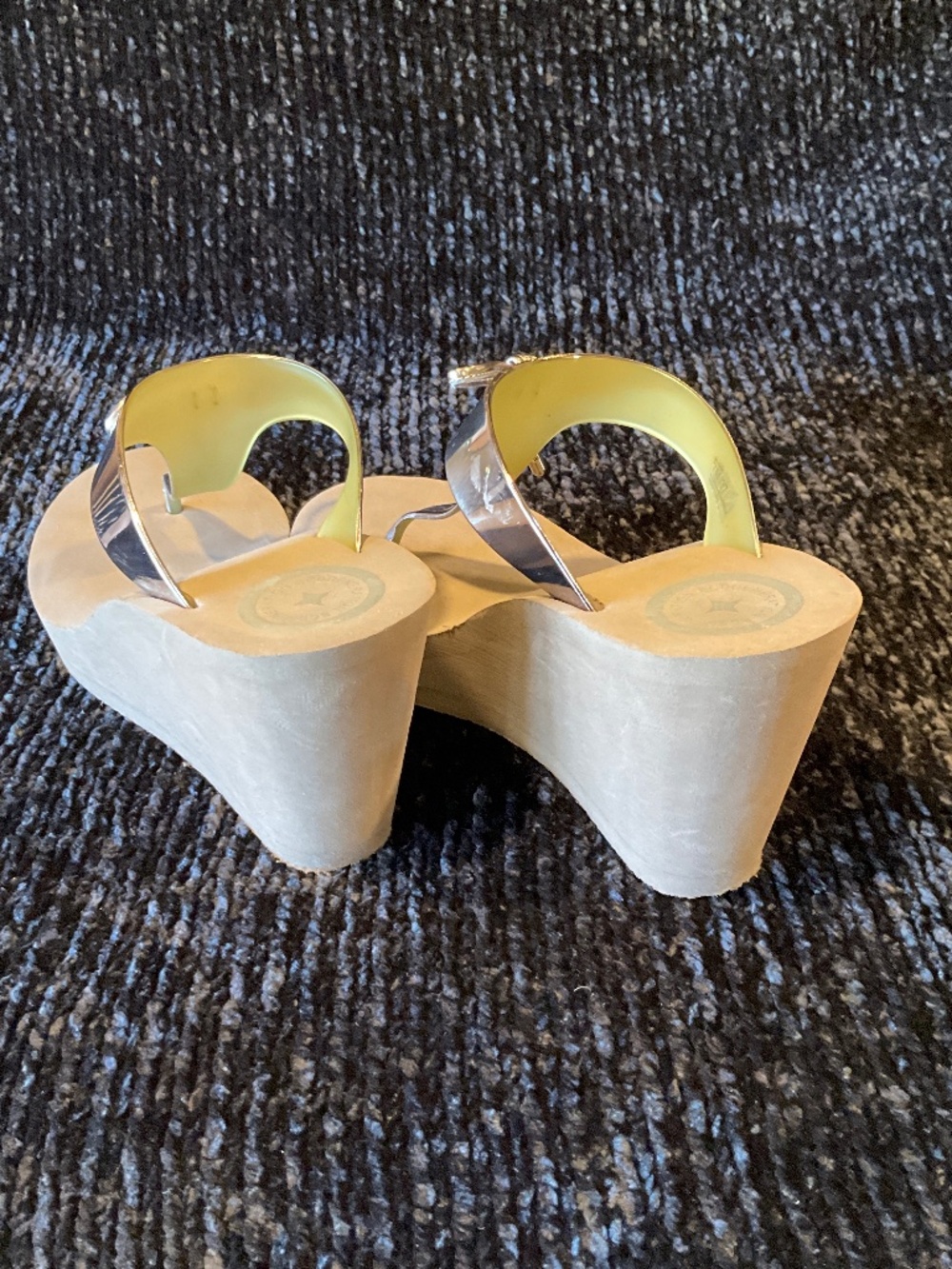 BCBGeneration Wedge Thong Sandals - 7 - Picture 3 of 5